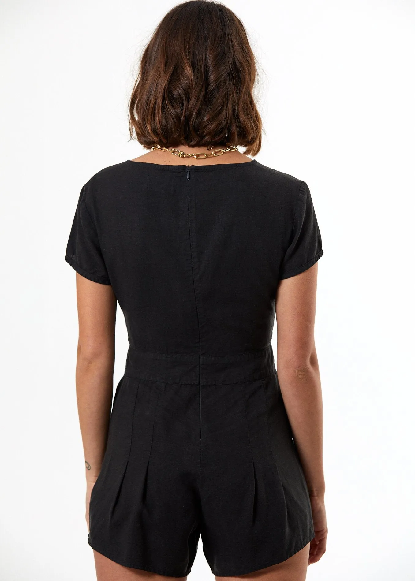 Afends Womens Hayworth - Hemp Playsuit