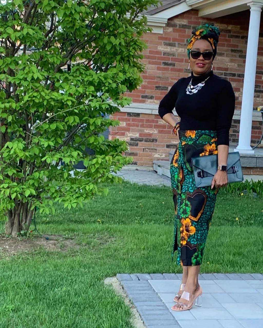 African Print (Ankara) Pencil Skirt