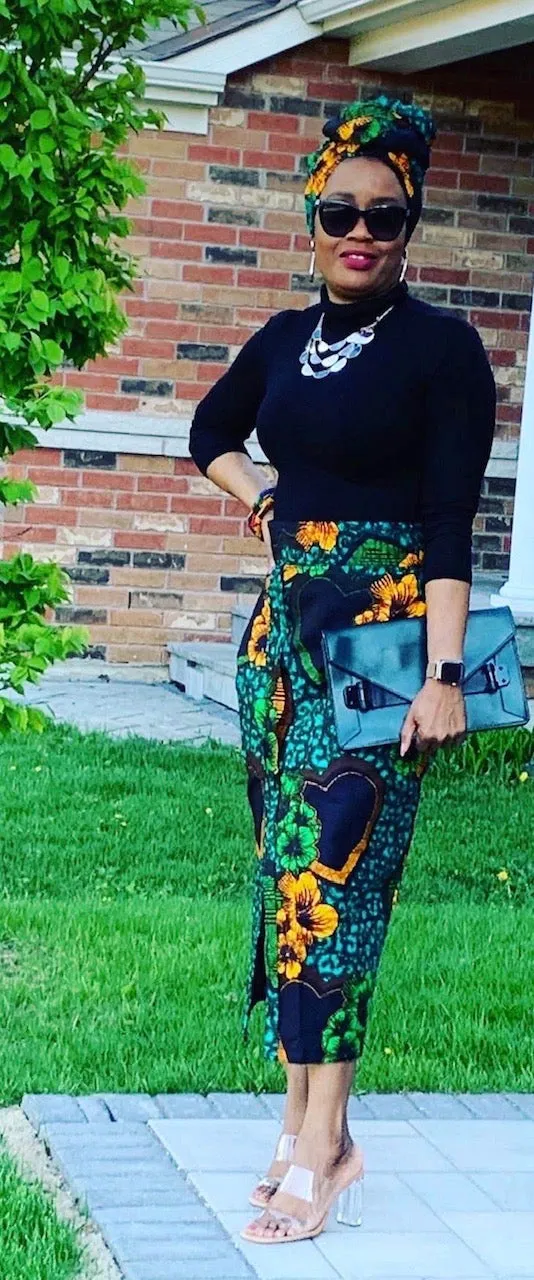 African Print (Ankara) Pencil Skirt