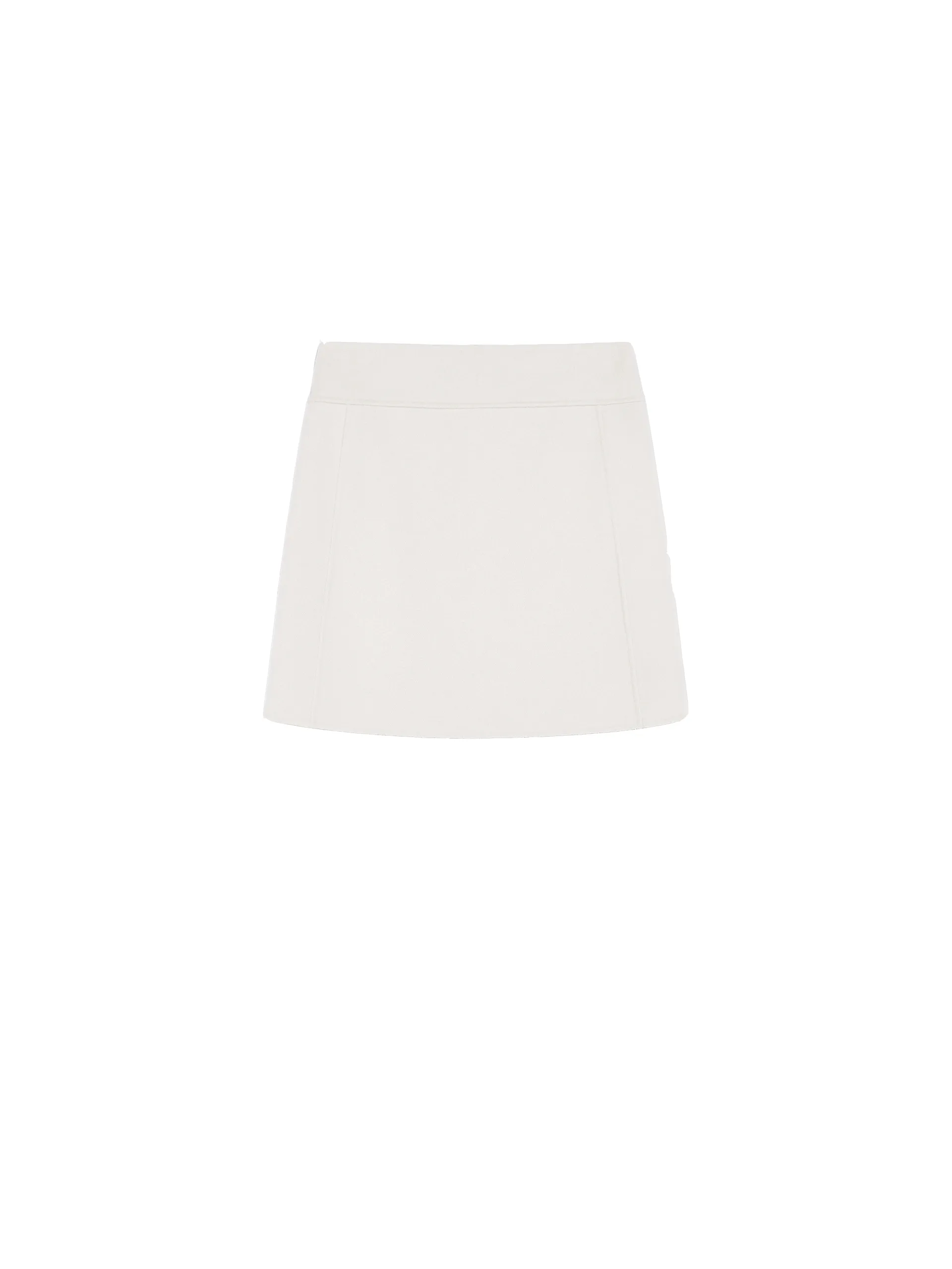 Ali short wool skirt