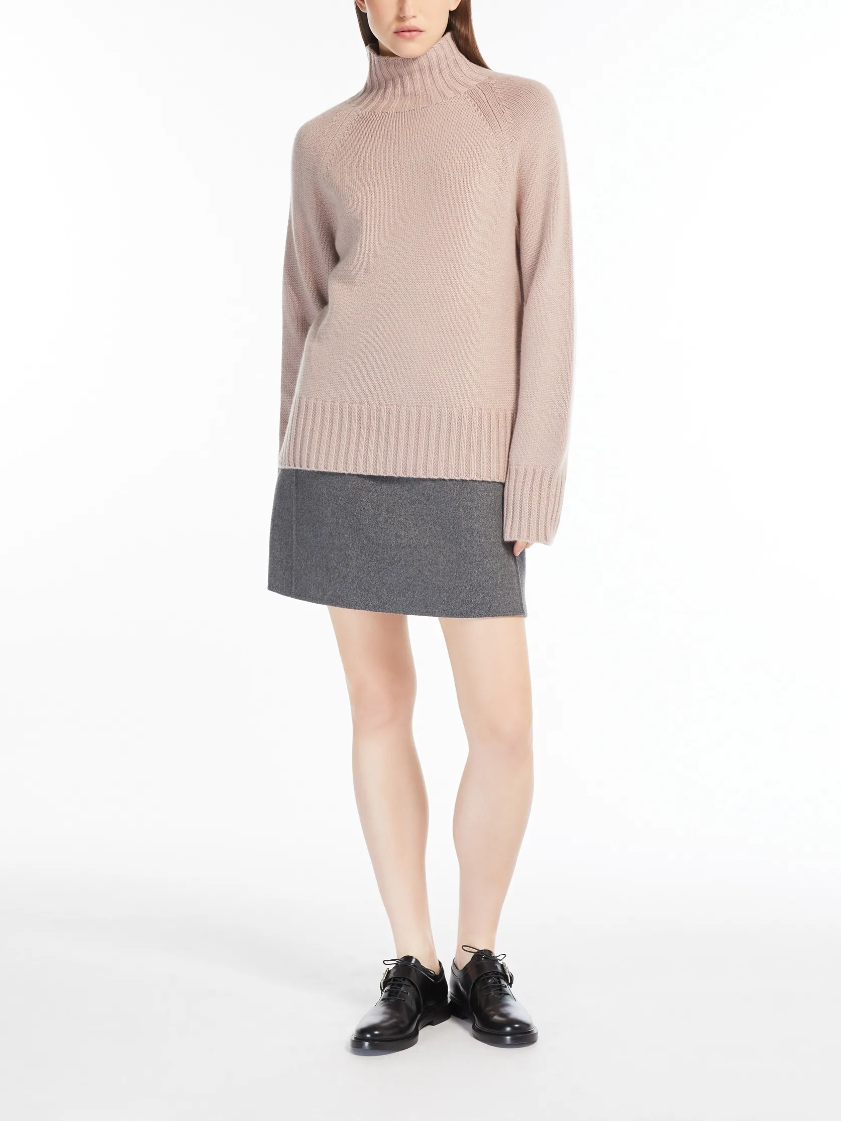 Ali short wool skirt