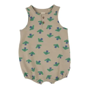 ANALOGIE BY LIL LEGS TAUPE MUSHROOM ROMPER