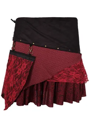 Archer Skirt in Royal Red