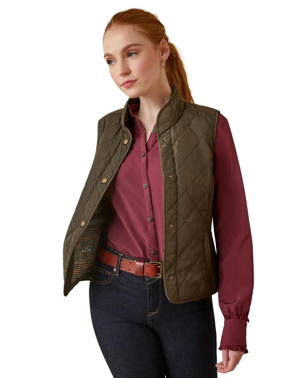 Ariat Womens Woodside Quilted Gilet