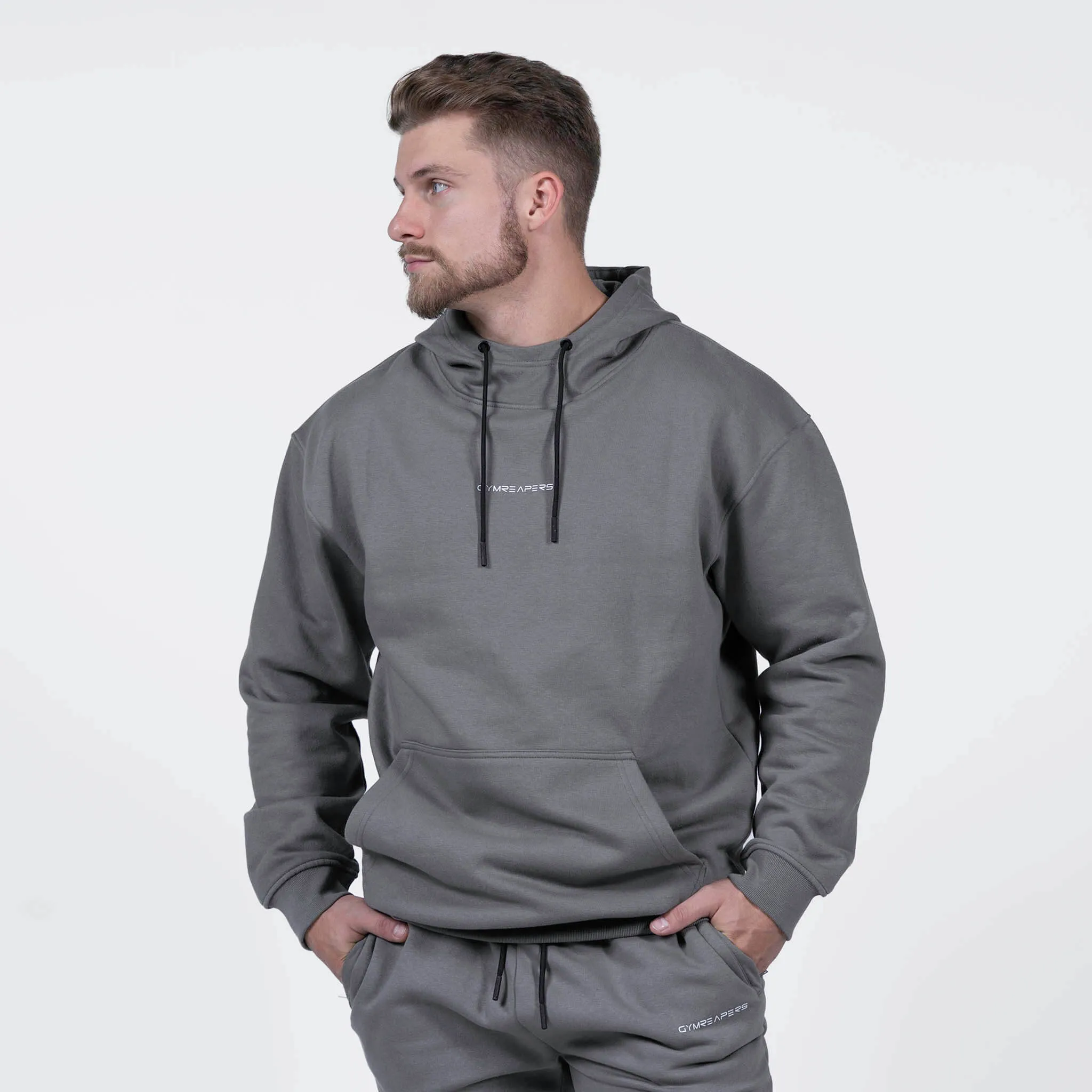 Ascend Mockneck Hoodie - Charcoal