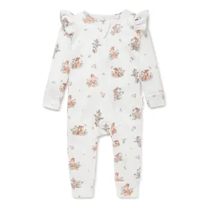 Aster and Oak Vintage Meadow Zip Romper