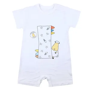 Baa Baa Sheepz SPECIAL EDITION - Romper Short Sleeve My Buddy White