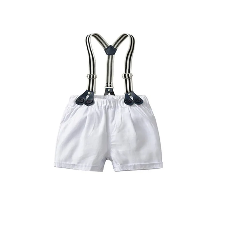 Baby Boy Gentleman Romper Suit Short-sleeved Shorts Romper