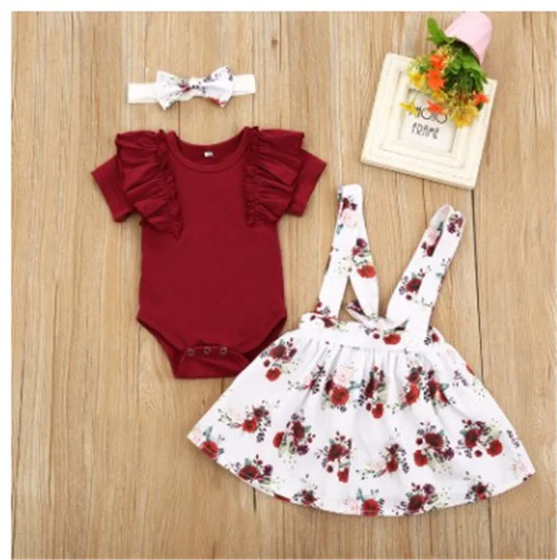 Baby Girls Kids Skirt Romper