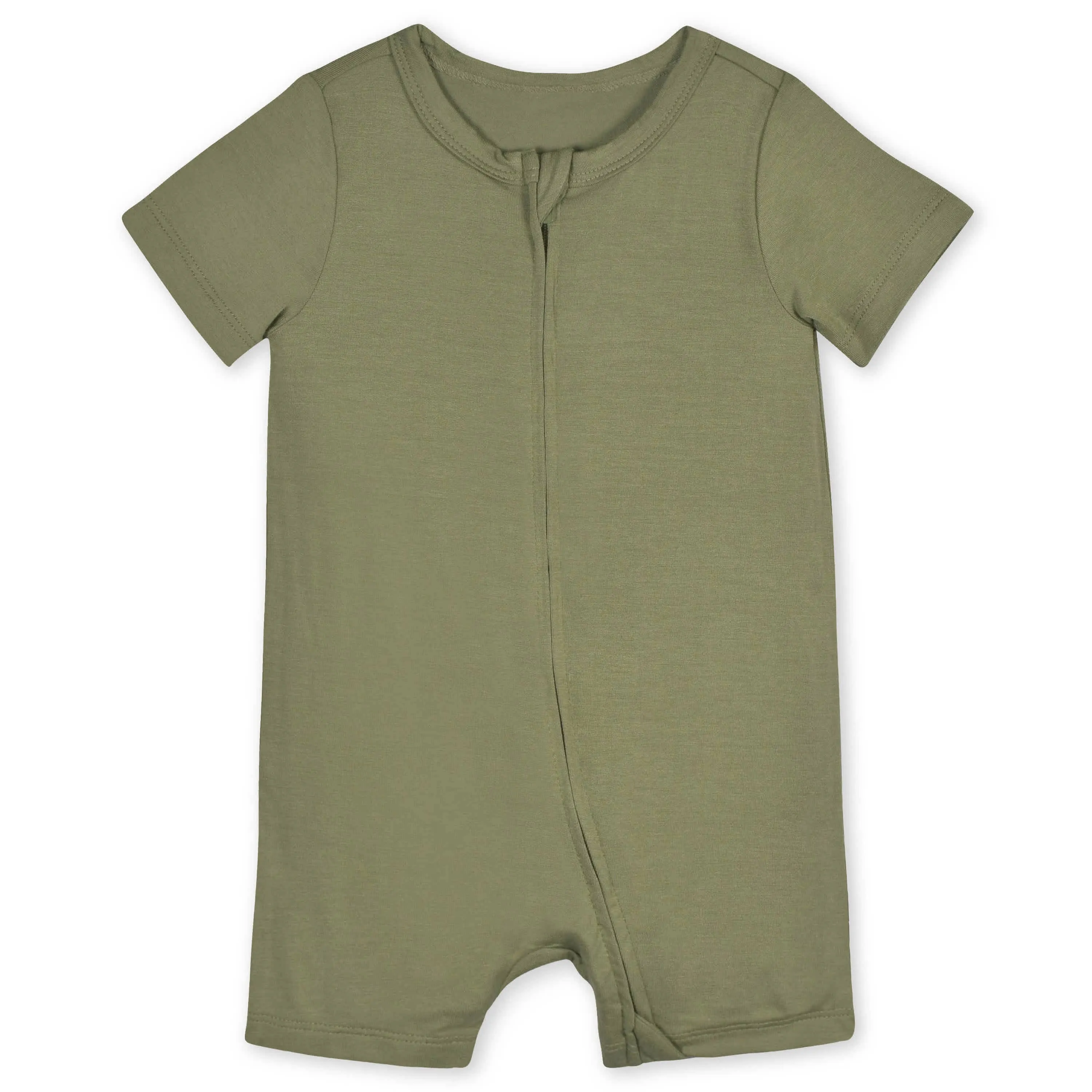 Baby Moss Buttery Soft Viscose Made from Eucalyptus Snug Fit Romper