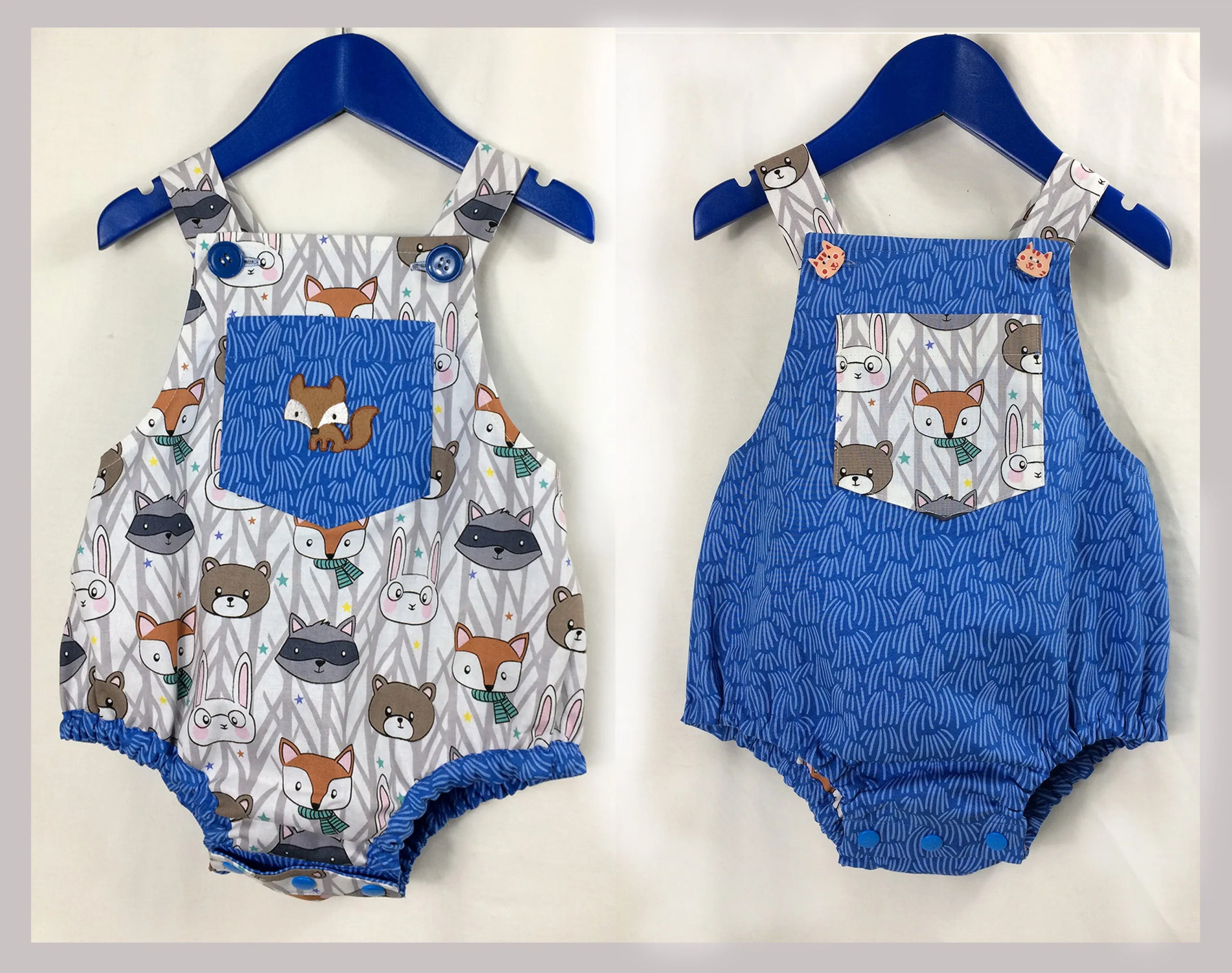 Baby Romper PDF Sewing Pattern, DIMPLES baby boy & girl sunsuit/romper, sizes 3 months - 3 years