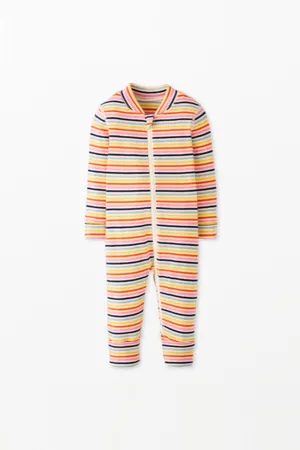 Baby Striped Zip Sleeper (Multi Stripe)