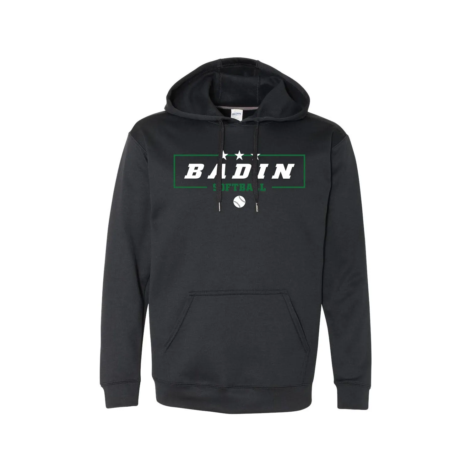 Badin Softball Tech Hoodie (Black)