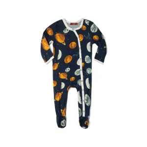 Bamboo Snap Footed Romper - Planets