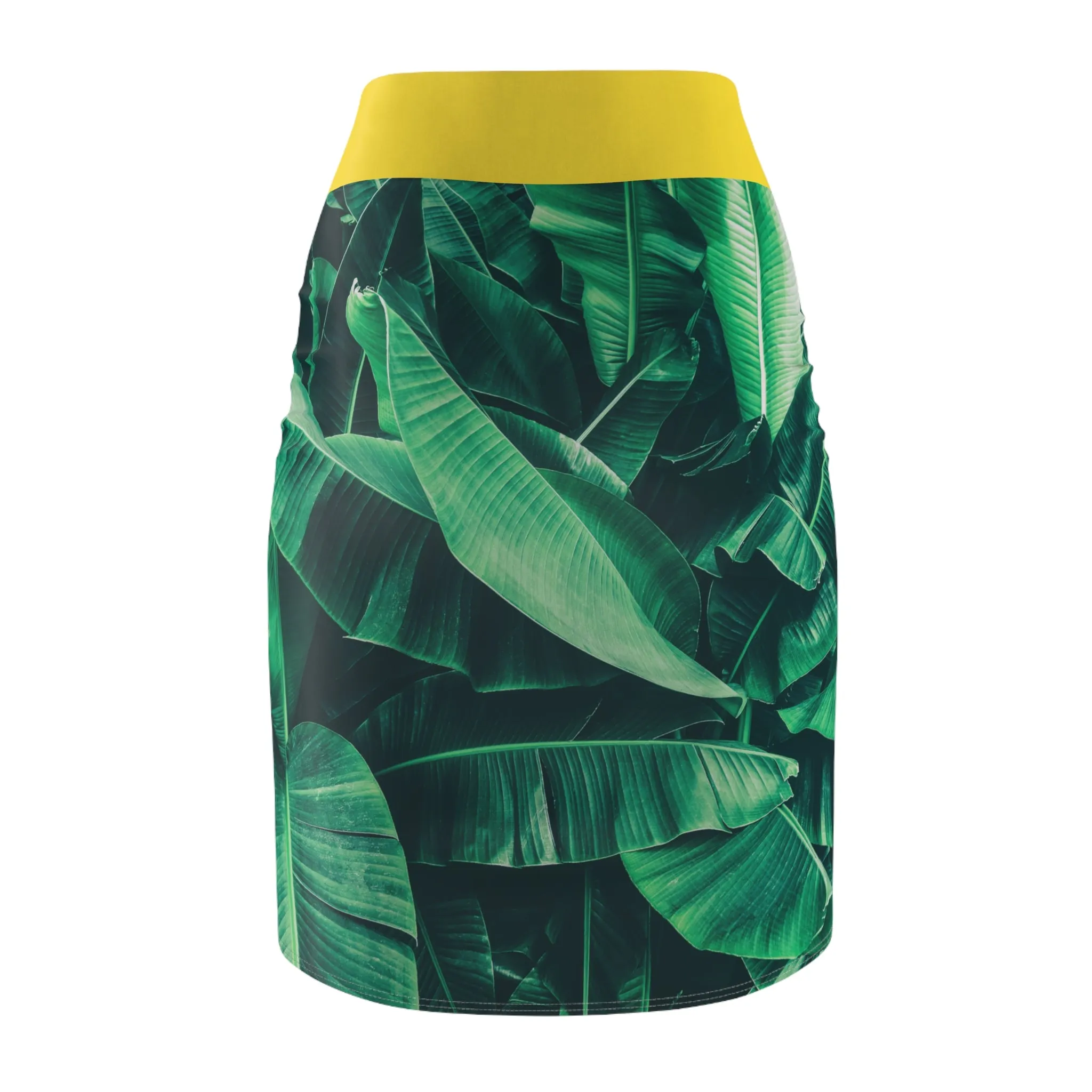 Banana Leaves Women's Pencil Skirt