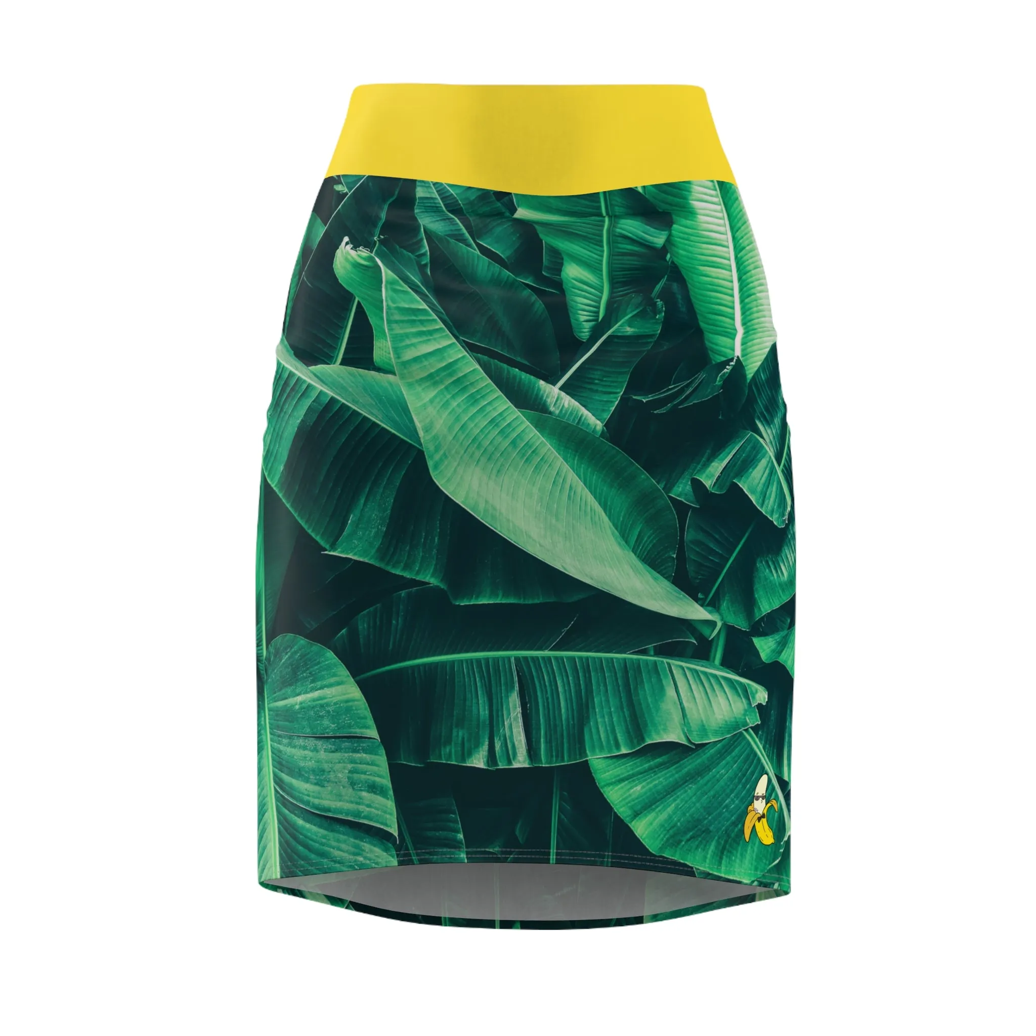 Banana Leaves Women's Pencil Skirt