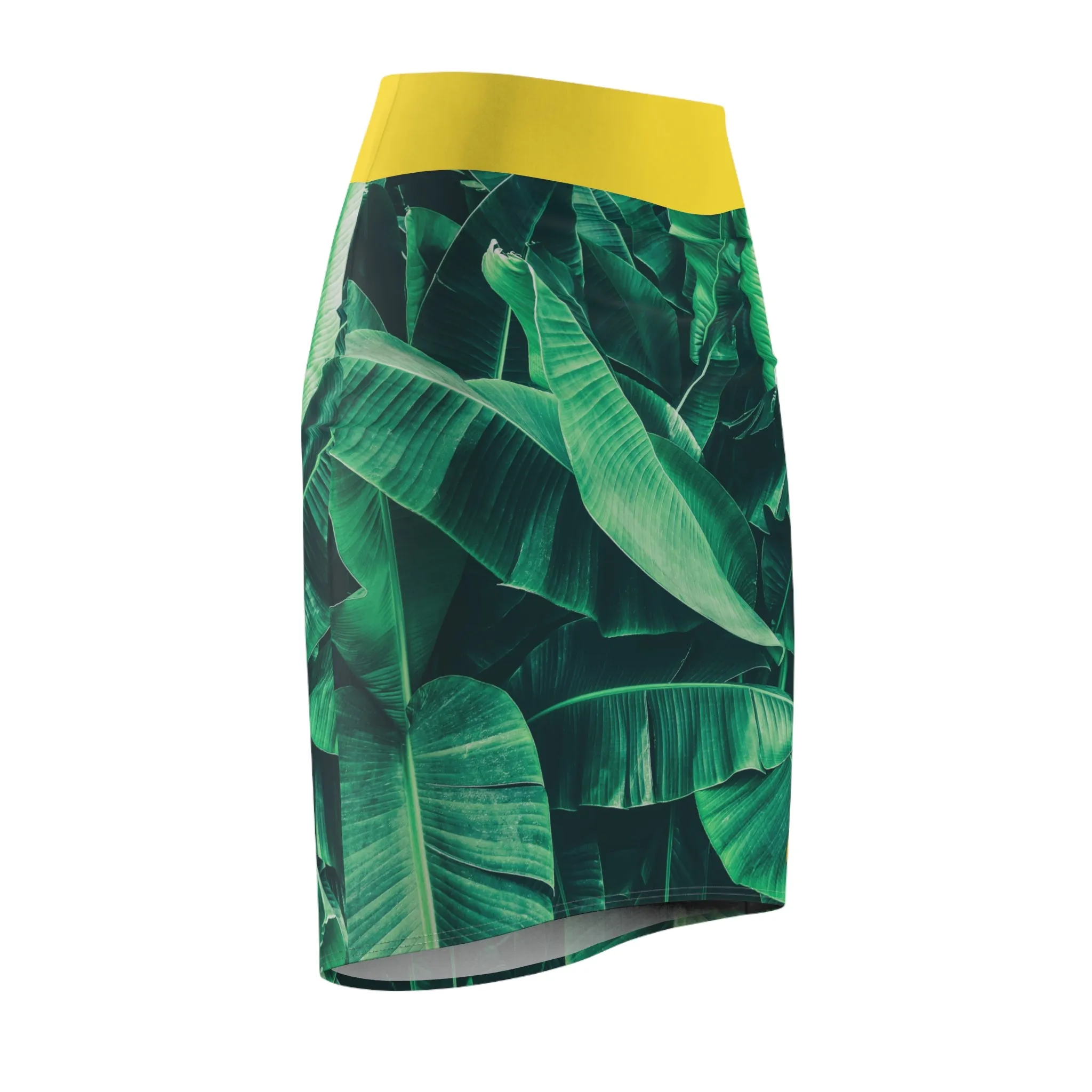 Banana Leaves Women's Pencil Skirt