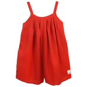 Basic Linen Romper in Paprika by L.F.Markey - Last Ones In Stock - UK 8-12