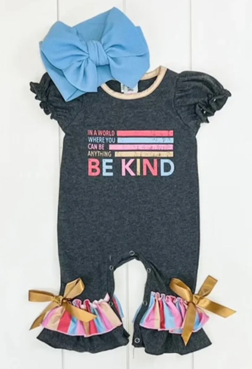 Be Kind Girls Infant Romper