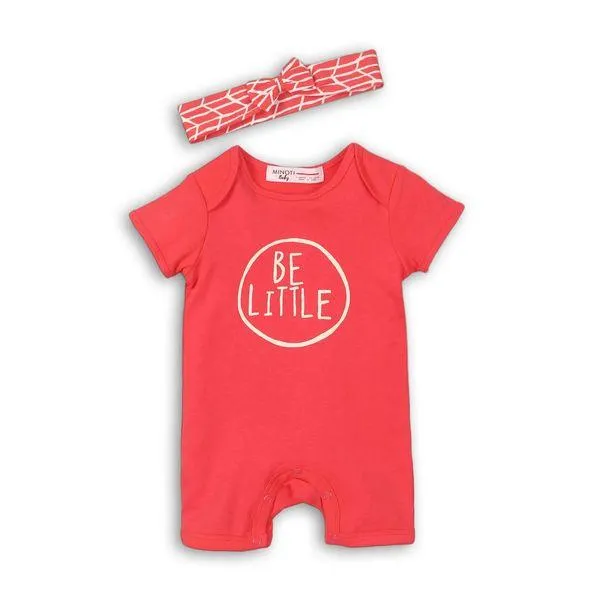 Be Little Organic Girl Romper