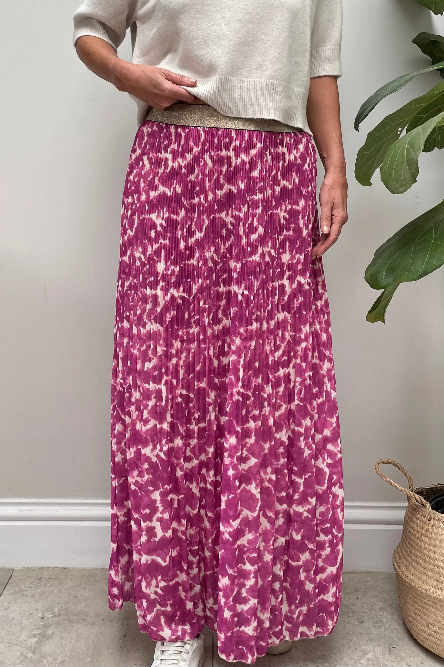 Betsy Abstract Print Skirt