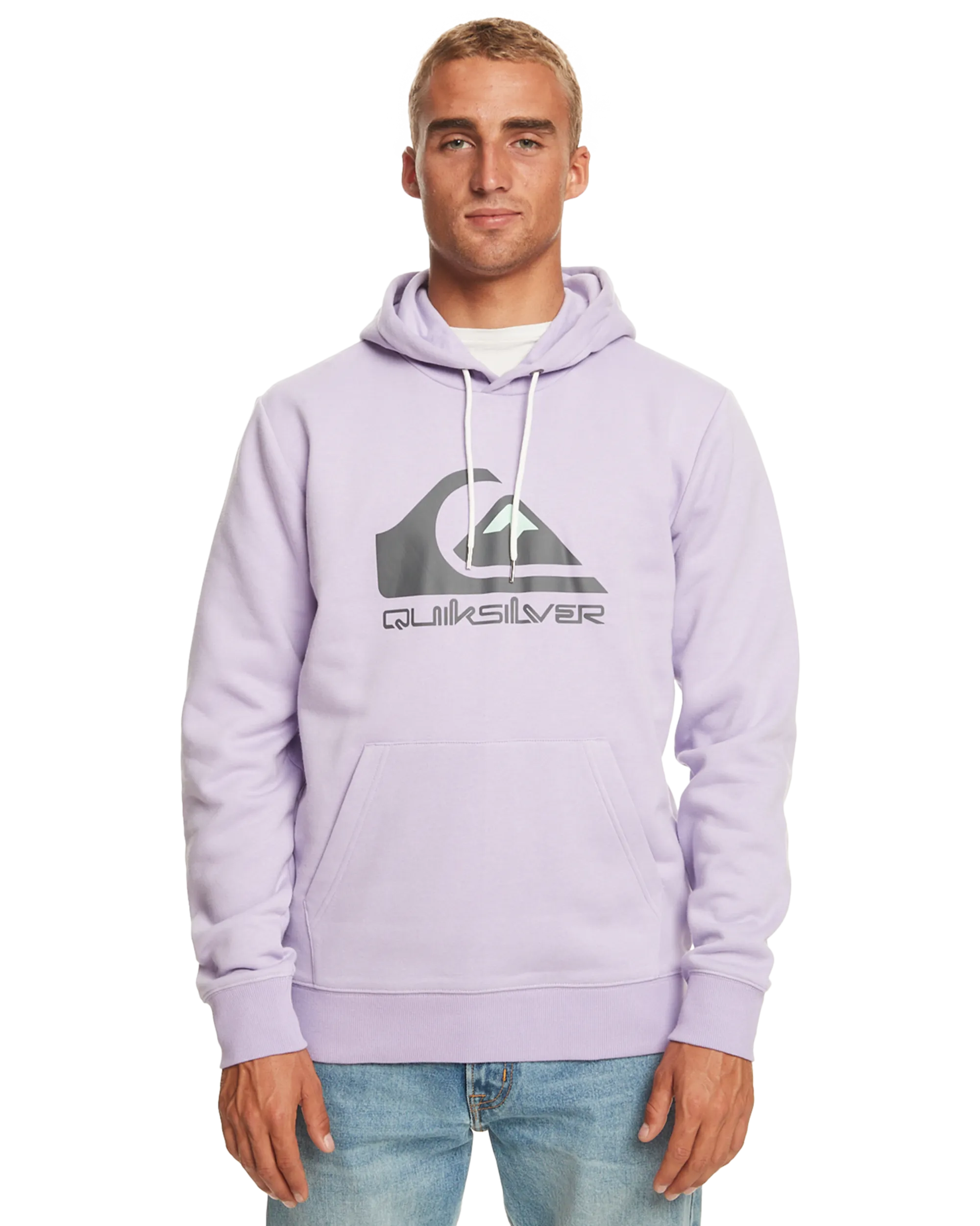 Big Logo Hoodie in Purple Rose