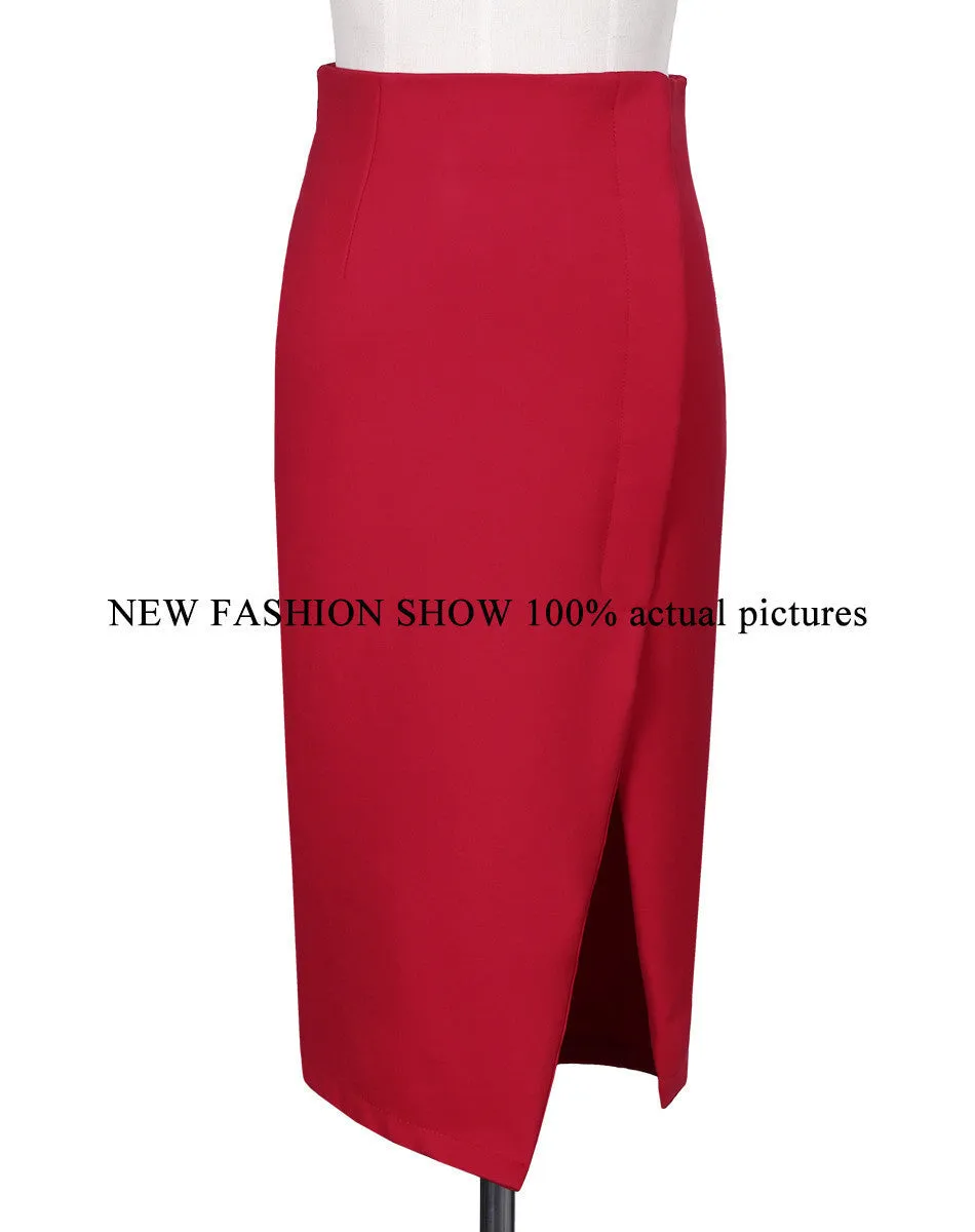 BIG SALE On Autumn Winter High Waisst midi bobycon pencil skirts