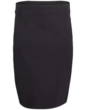 Black Pull-on Pencil Skirt