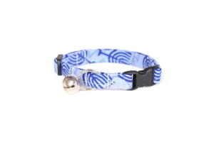 Blue Menorah Hanukkah Cat Collar