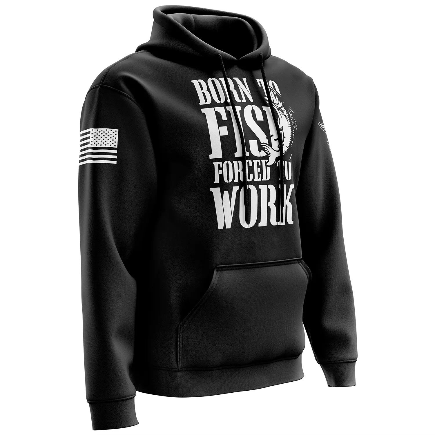 Born to Fish Forced to Work Hoodie