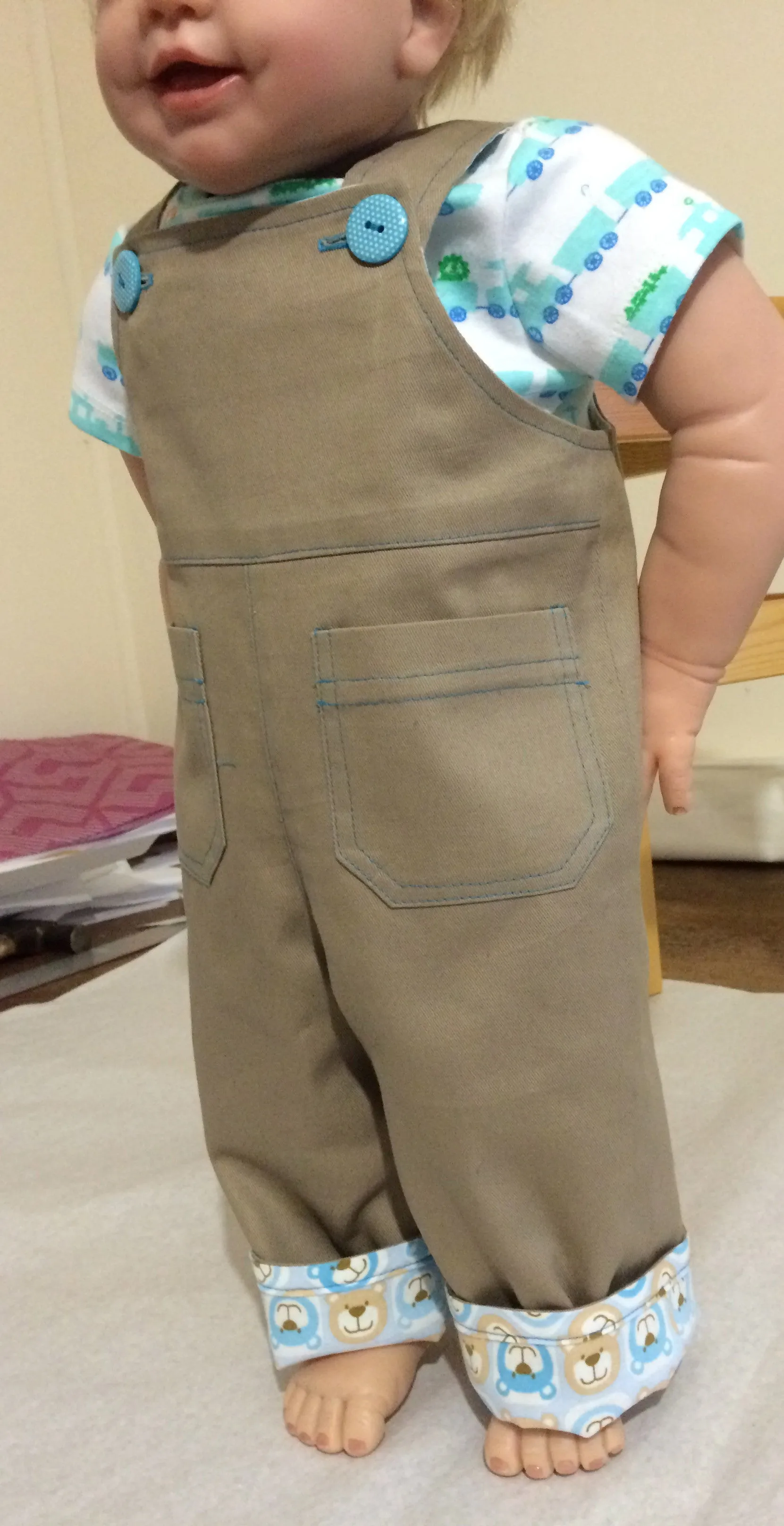 Boys Overalls/Shortalls OLLIE OVERALLS Sizes to fit 3 months to 4 years. PDF pattern