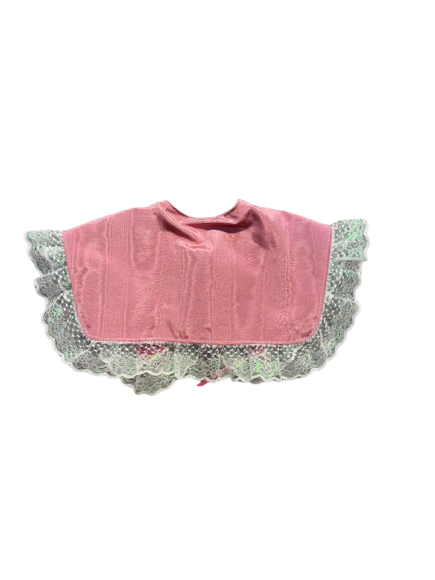 Bubble Gum Ruffled Collar