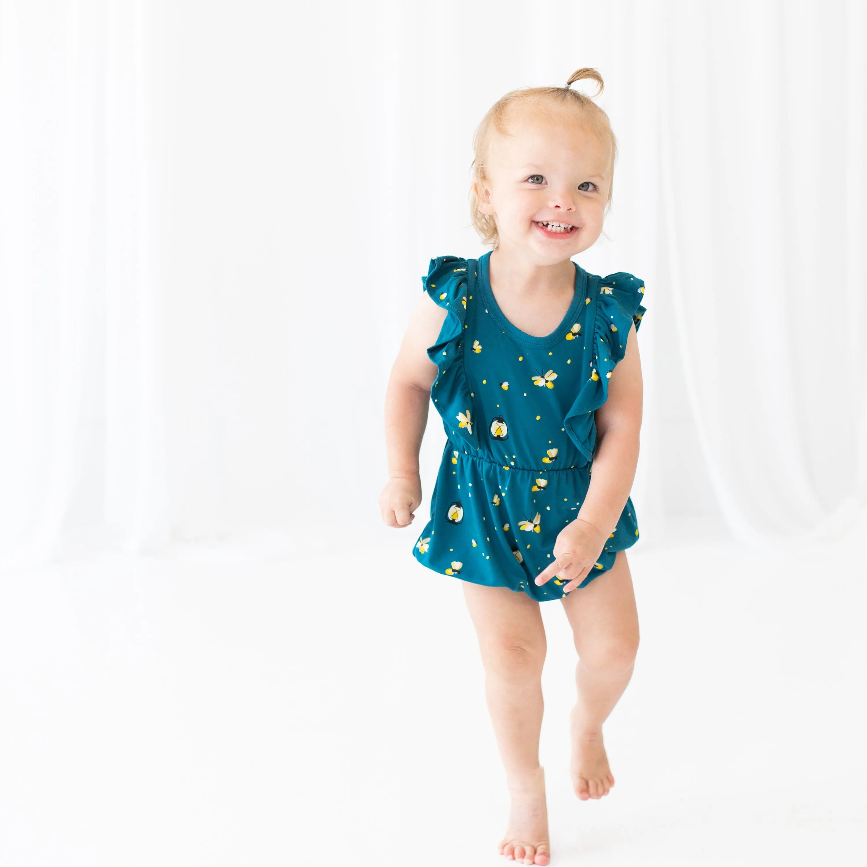 Bubble Romper in Firefly