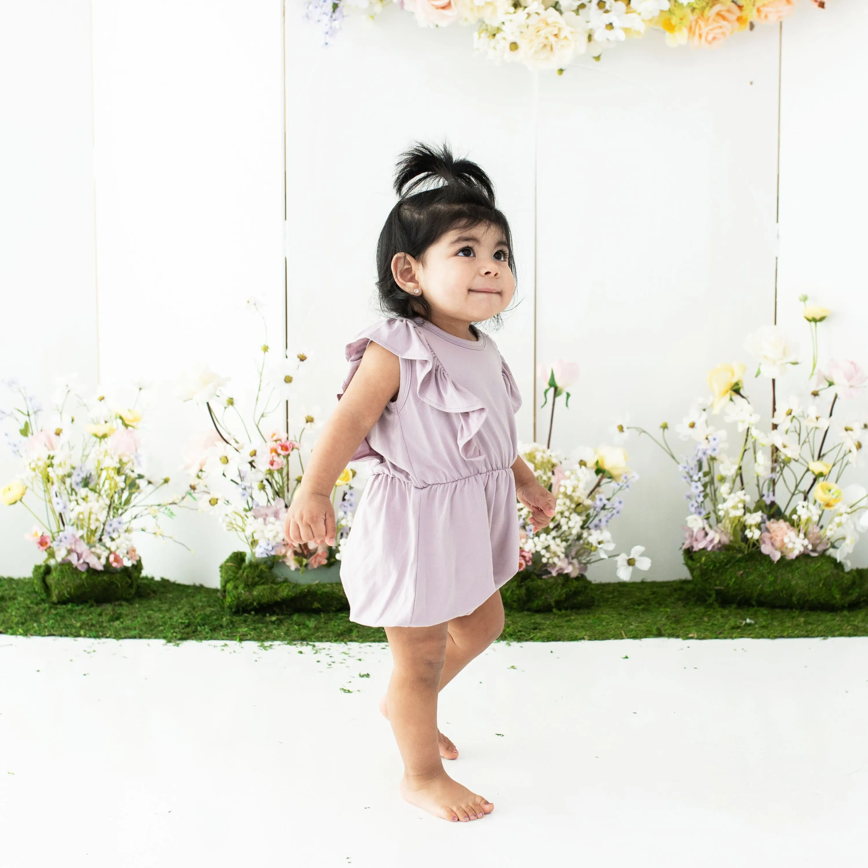 Bubble Romper in Wisteria