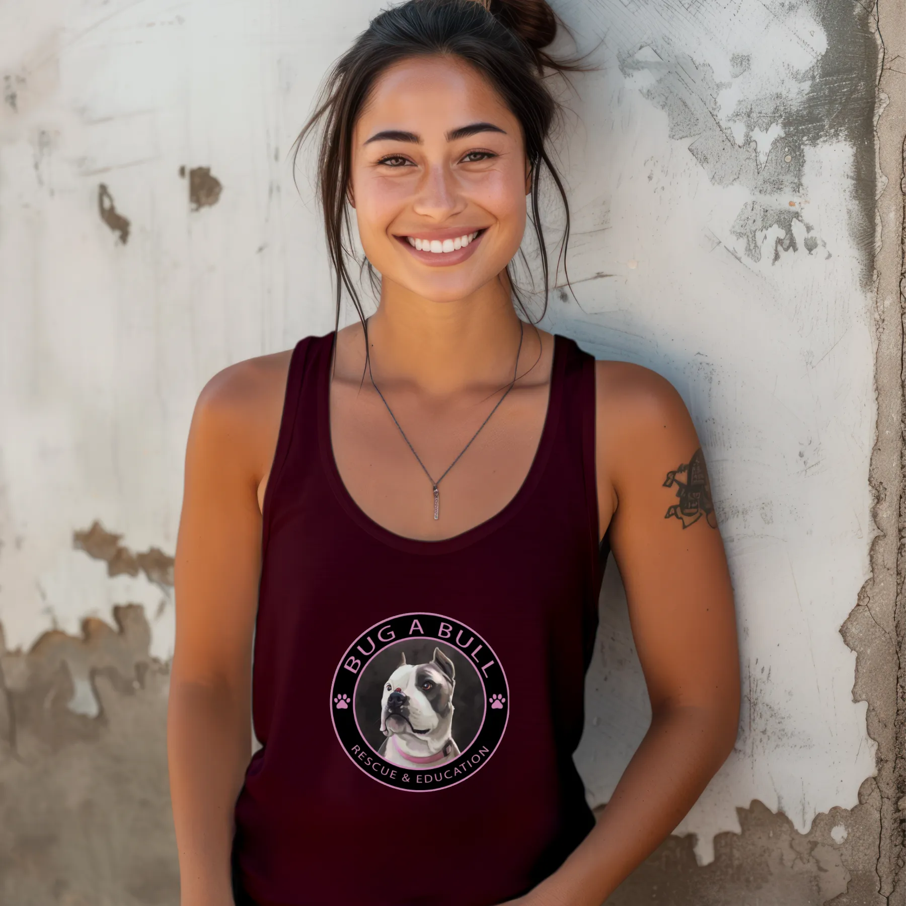 Bug A Bull Flowy Racerback Tank (Available in several colors)