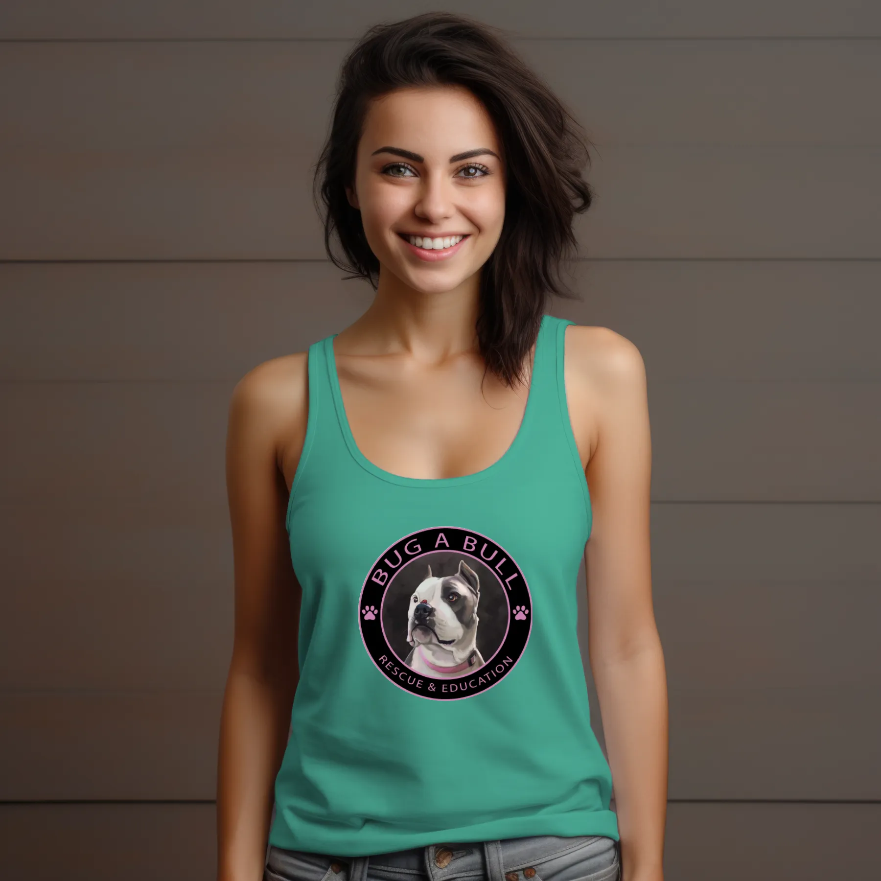 Bug A Bull Flowy Racerback Tank (Available in several colors)