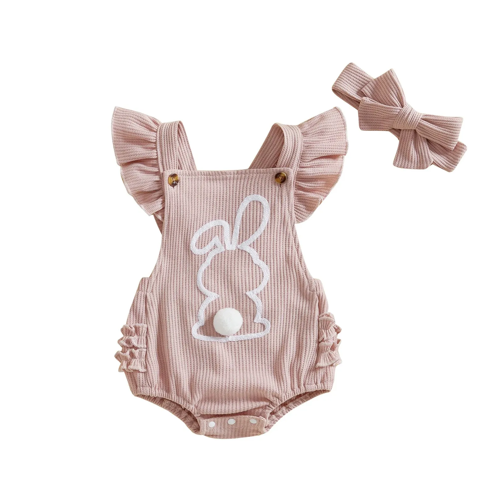 BUNNY Corduroy Ruffle Romper