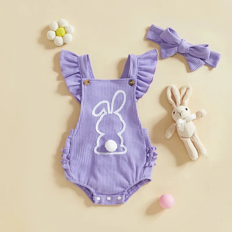 BUNNY Corduroy Ruffle Romper