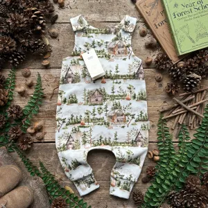 Cabin Campfire Long Romper