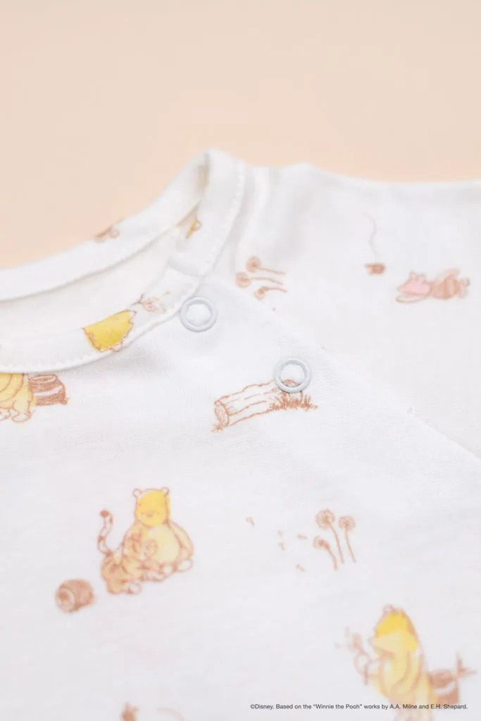 Caleb Romper - Dandelion Pooh