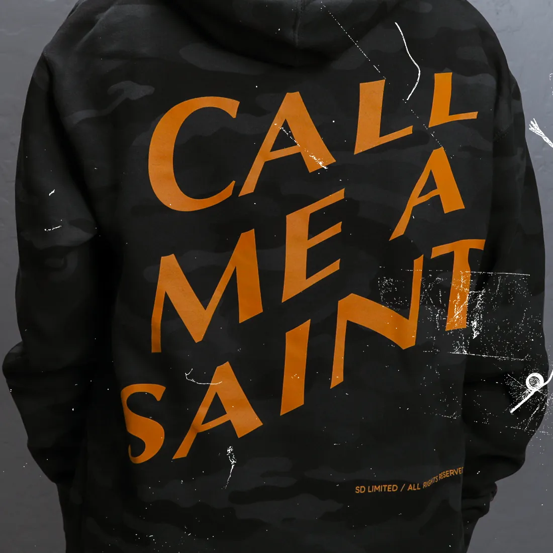 Call Me A Saint Hoodie (Black)