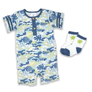 Camo Baby Boy's Romper Set