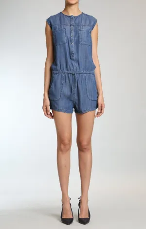 CECILE ROMPER IN MID TENCEL