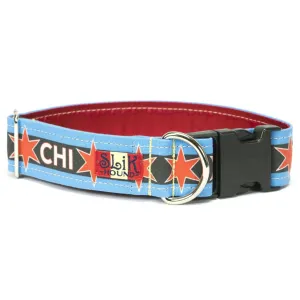 Chicago Flag Black