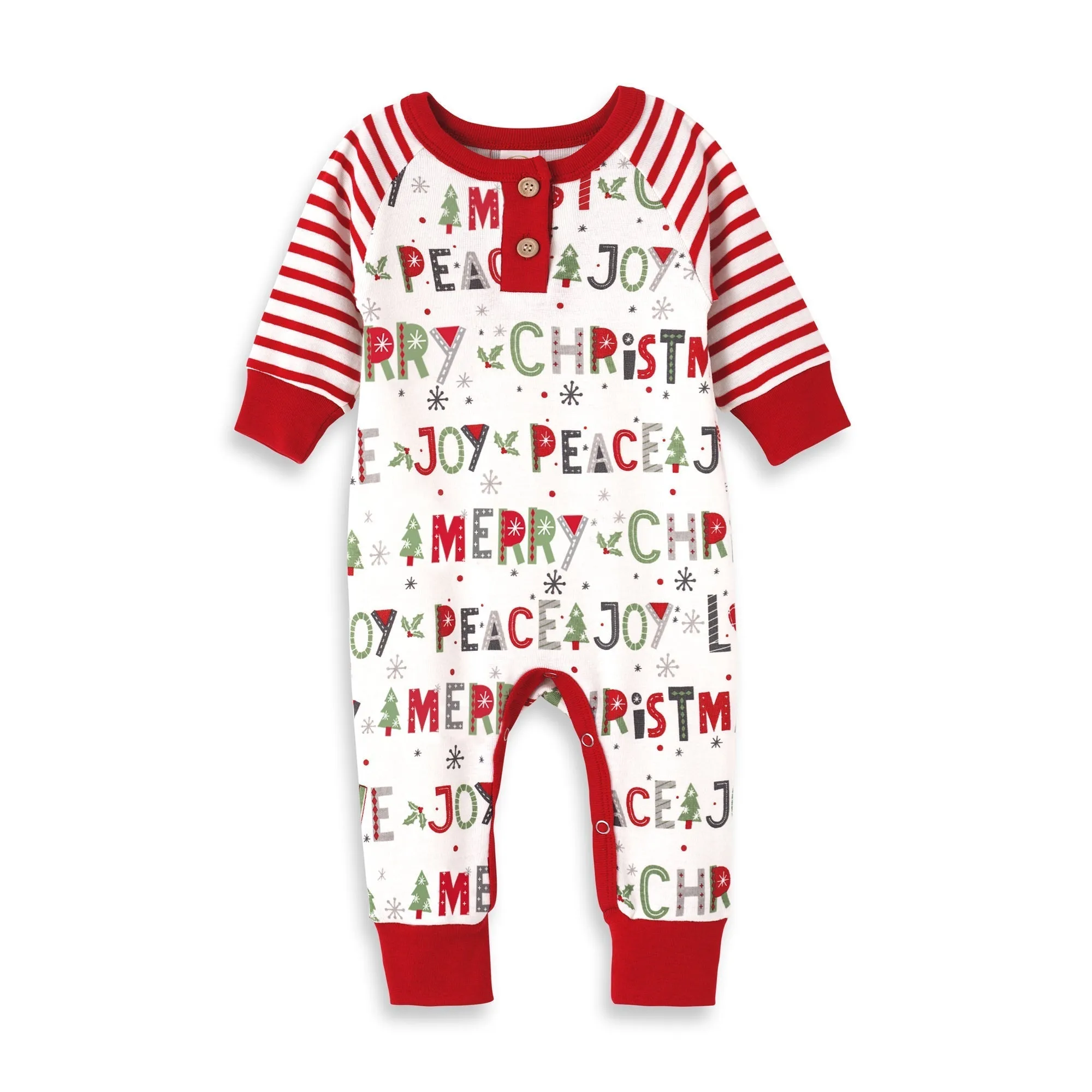 Christmas Peace-love-joy Bamboo Romper