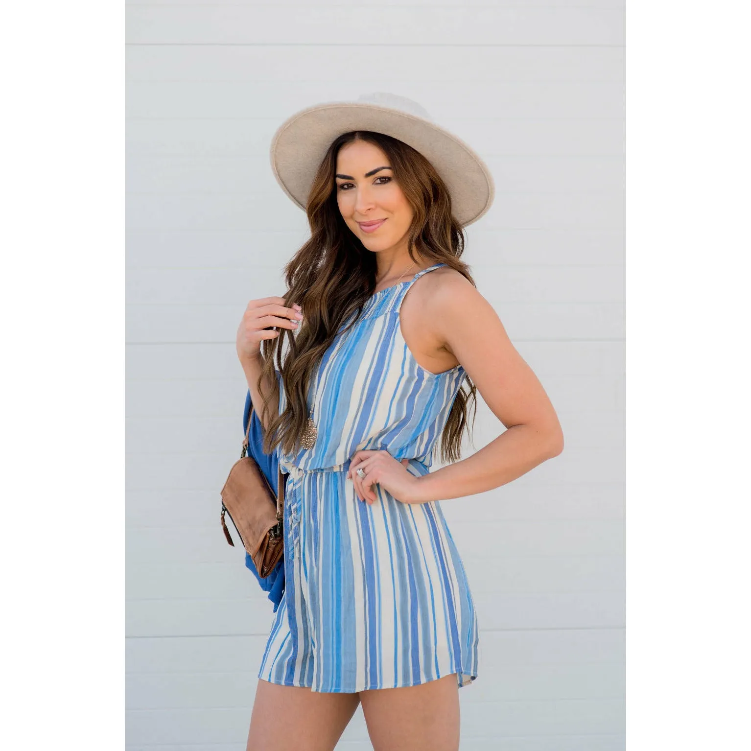 Color Stripe Romper