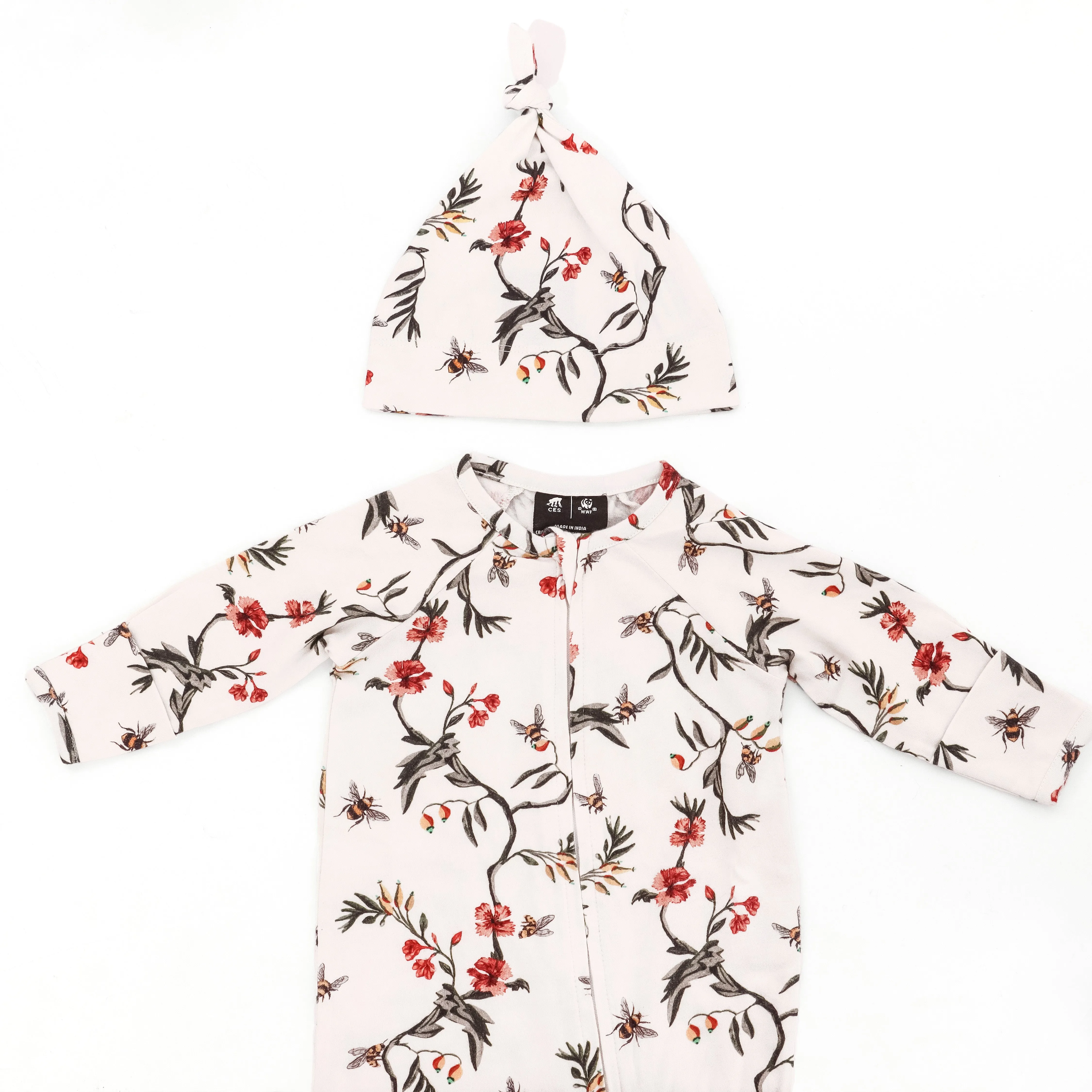 Critically Endangered Baby Romper - Bee