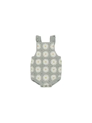 Crochet Romper - Daisy *LAST ONE - 3/6m*