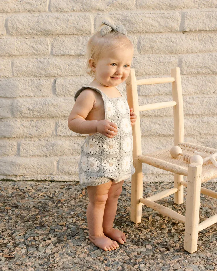 Crochet Romper - Daisy *LAST ONE - 3/6m*