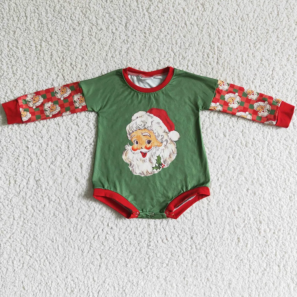 Cute Toddler Baby Girls Clothing Santa Claus Print Christmas Children Outfits GSPO0182